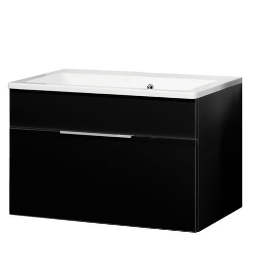FACKELMANN Waschplatz-Set »KARA«, 80cm Anthrazit - grau