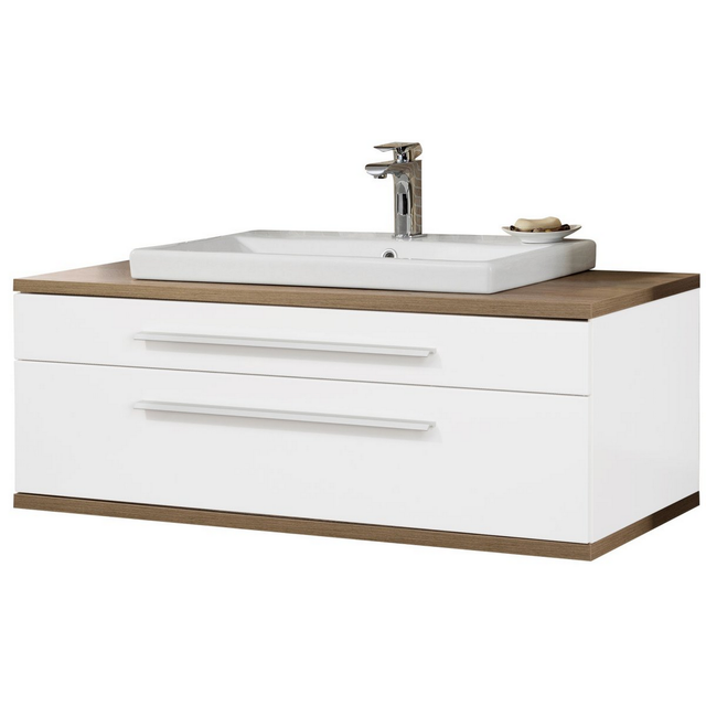 FACKELMANN Waschplatz-Set »STANFORD«, 110cm Weiß - weiss