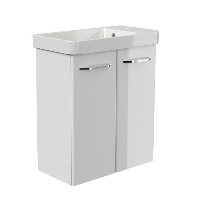 FACKELMANN Waschplatz-Set »MILANO«, 55cm Weiß - weiss