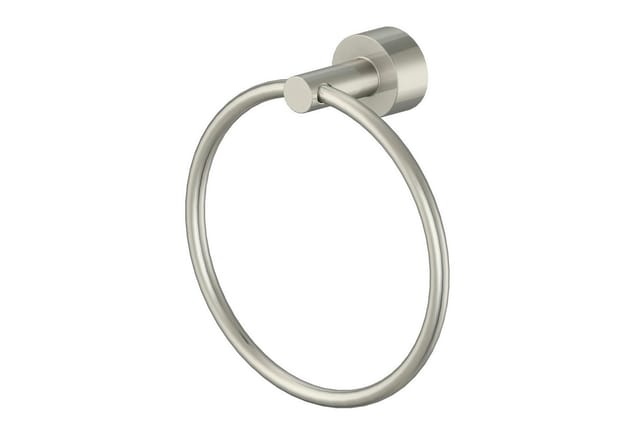 LENZ Handtuchring »SCALA«, Nickel-matt, Montageart: Kleben oder Bohren - silberfarben