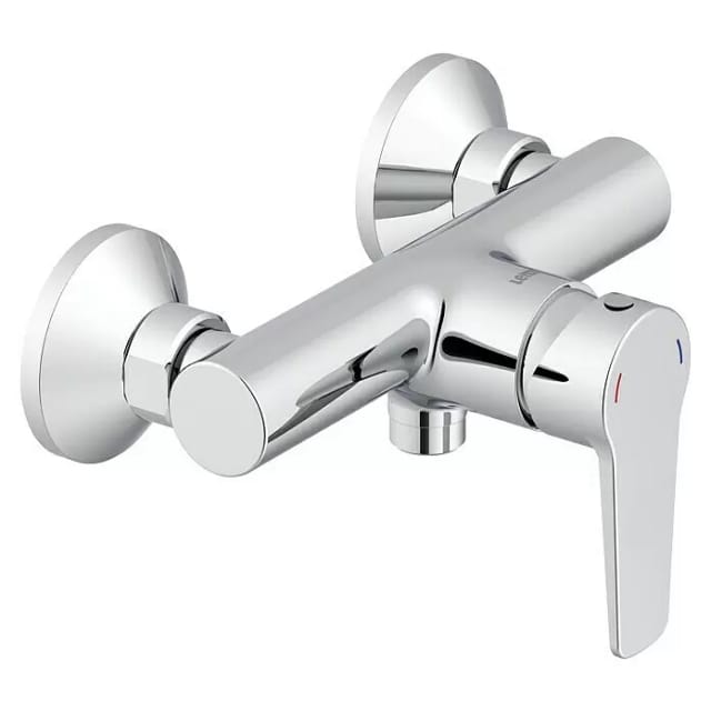 LENZ Brausearmatur »MOLA«, 1/2", Messing, chromfarben - silberfarben