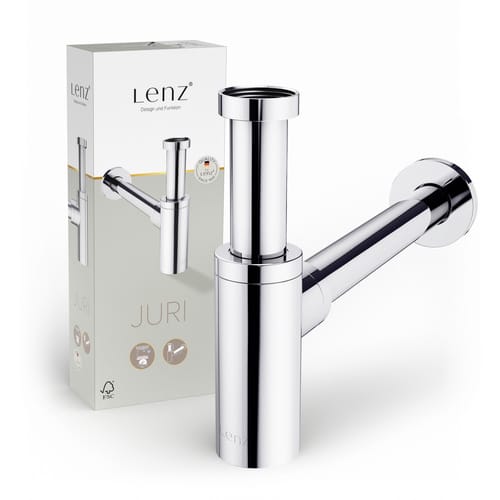 LENZ Flaschensiphon »JURI«, Ø: 32 mm, 1 1/4" - silberfarben