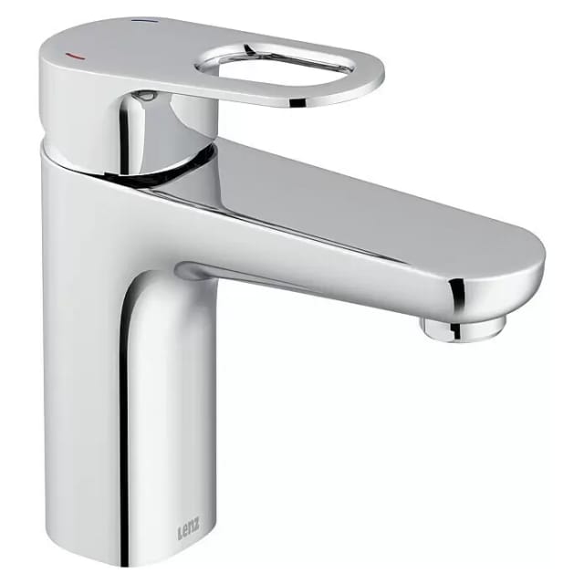 LENZ Waschtischarmatur »NANI«, 3/8", Messing, chromfarben - silberfarben