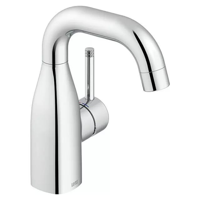 LENZ Waschtischarmatur »POLA«, 3/8", Messing, chromfarben - silberfarben