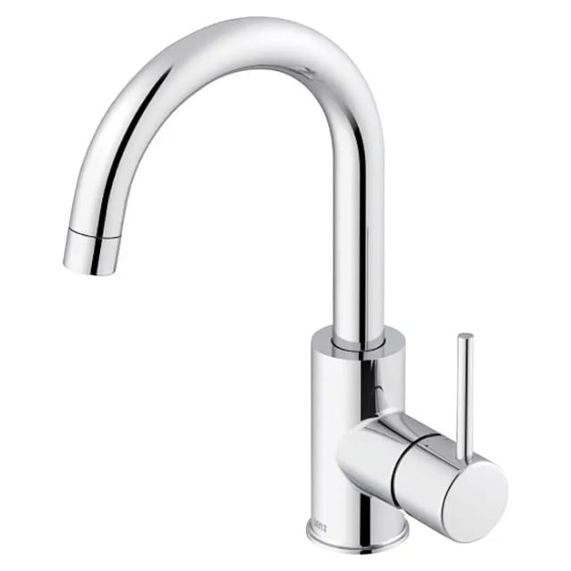LENZ Waschtischarmatur »BOW«, 3/8", Messing, chromfarben - silberfarben