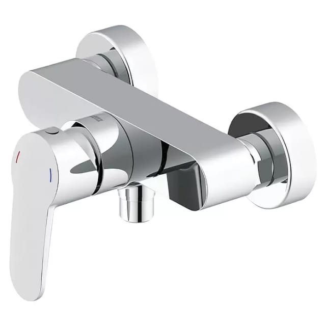 LENZ Brausearmatur »CALISTA«, 1/2", Messing, chromfarben - silberfarben