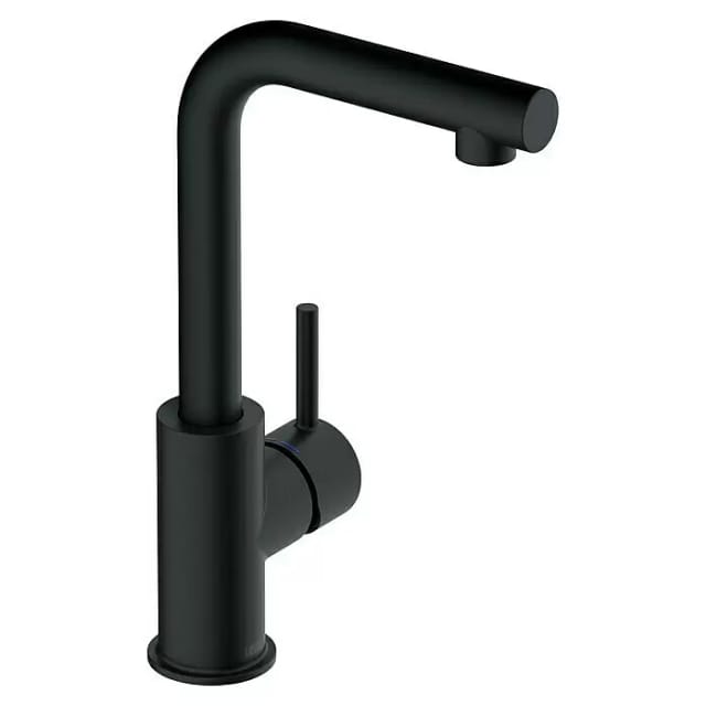 LENZ Waschtischarmatur »HOKU«, 3/8", Messing, schwarz-matt
