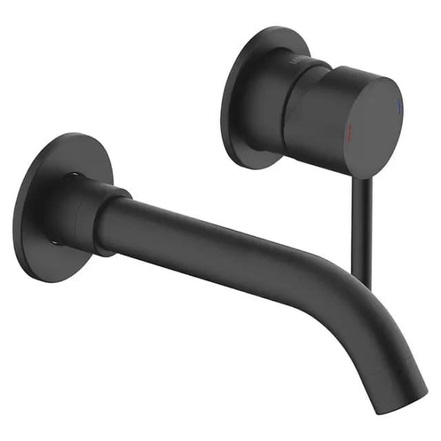LENZ Unterputzarmatur »BOW²«, Messing, schwarz-matt