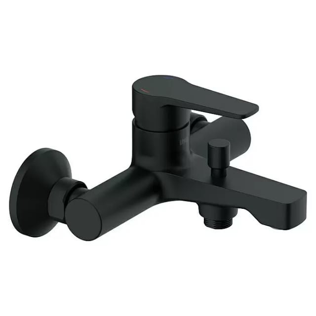 LENZ Wannenarmatur »MOLA«, 1/2", Messing, schwarz-matt