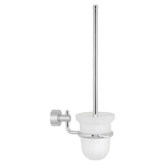 LENZ Toilettenbürstenhalter »PISA«, Chrom, Montageart: Kleben oder Bohren - silberfarben