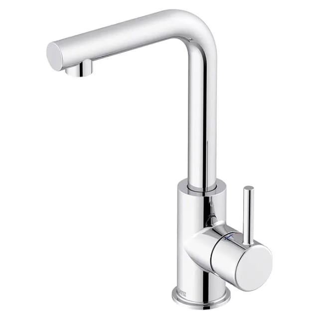 LENZ Waschtischarmatur »HOKU«, 3/8", Messing, chromfarben - silberfarben