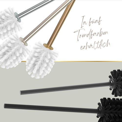LENZ Toilettenbürstenhalter »SIVO«, Graphit, Montageart: Kleben oder Bohren - grau