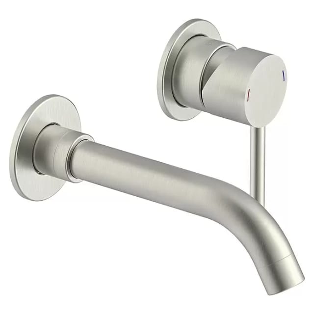 LENZ Unterputzarmatur »BOW²«, Messing, edelstahlfarben - silberfarben