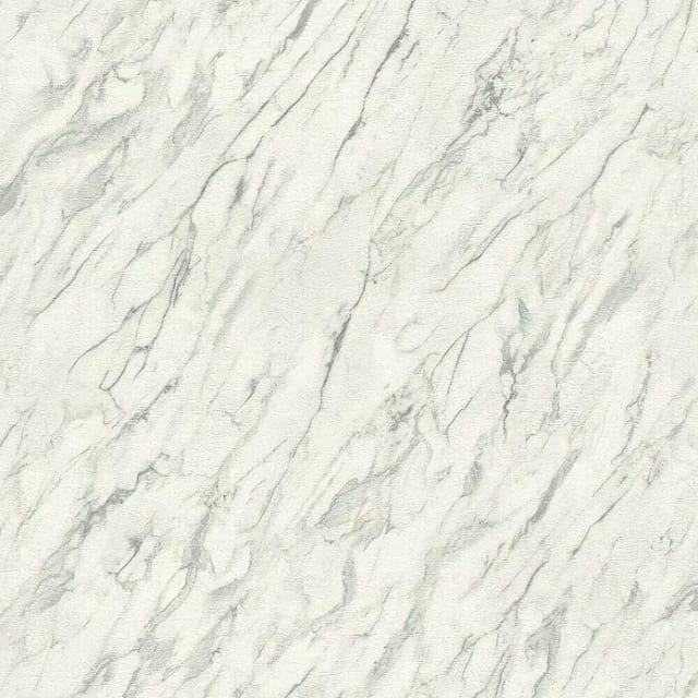 Rasch Selbstklebende Vliestapete »Carrara«, 6,00x0,53m Marmor grau weiß - weiss