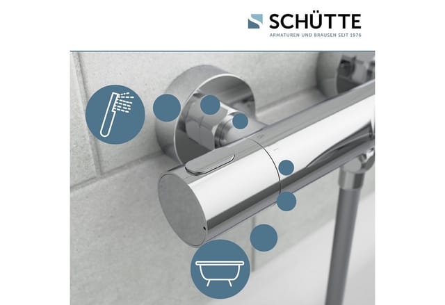 SCHÜTTE Wannenarmatur »LOS ANGELES«, Chrom - silberfarben