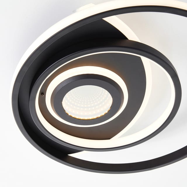 BRILLIANT LED-Deckenleuchte »Opame«, 31W, 4400lm, 3000-6500K, Metall/Kunststoff, schwarz