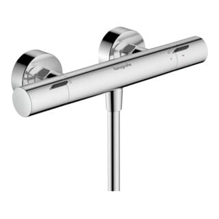HANSGROHE Brause-Thermostat »Ecostat Fine«, Aufputz, 10 bar - grau