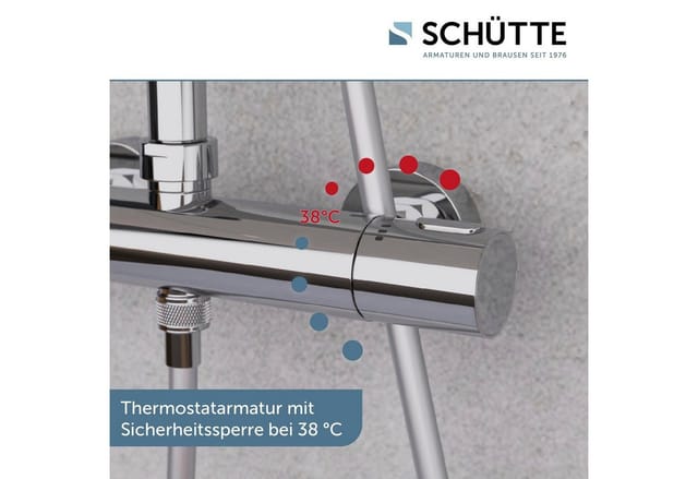 SCHÜTTE Brause »AQUADUCT«, Chromarmatur - silberfarben