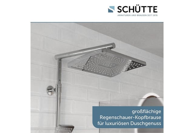 SCHÜTTE Brause »TRENTO«, Chromarmatur - silberfarben