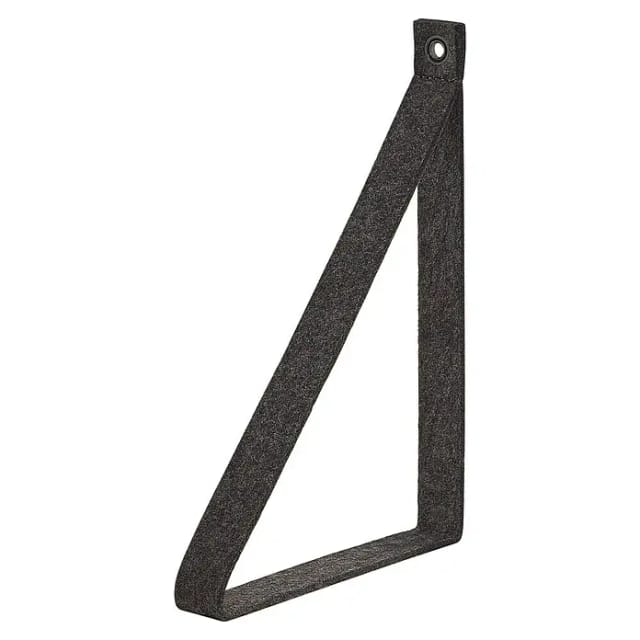 DOLLE Regalhalter »Loop«, 2 Stück, BxHxT: 30 x 240 x 200 mm, Filz, anthrazitgrau