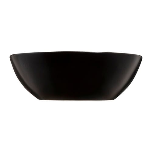 SCHÖNER WOHNEN KOLLEKTION Aufsatzwaschbecken »Sati«, BxHxT: 60 x 14,2 x 42 cm, Keramik, mattschwarz