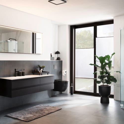 SCHÖNER WOHNEN KOLLEKTION WC-Sitz »Antus«, BxL: 36,8 x 43,6 cm, Duroplast, mattschwarz