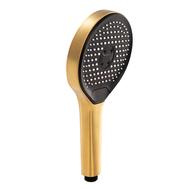 SCHÖNER WOHNEN KOLLEKTION Handbrause »Glaia«, HxL: 25,5 x 12,5 cm, Metall, mattgold - goldfarben