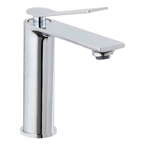 SCHÖNER WOHNEN KOLLEKTION Waschtischarmatur »Viola«, BxHxL: 17,2 x 19,6 x 5 cm, Metall, chrom - silberfarben