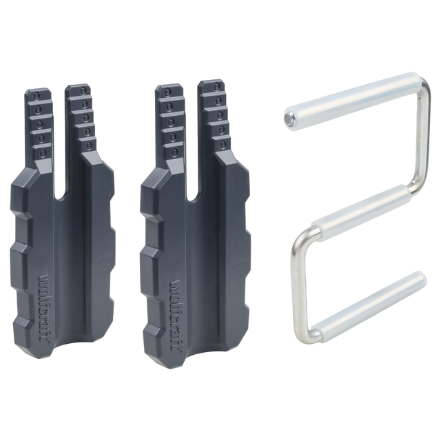 WOLFCRAFT Türfutter-Montageset, 3tlg - grau