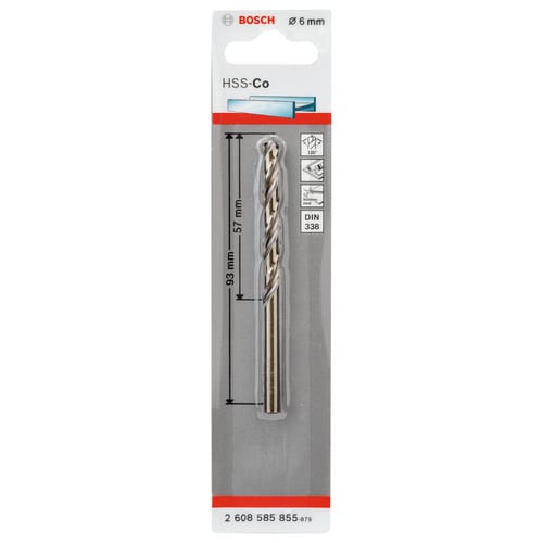 BOSCH Metallbohrer »HSS-Co«, Ø 6 mm - blau