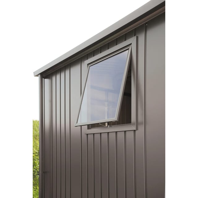 BIOHORT Fenster, BxHxT: 188 x 2,5 x 81,4 cm, quarzgrau-metallic