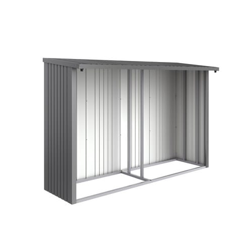 BIOHORT Rückwand, BxHxT: 288,6 x 196,5 x 1,1 cm, für WoodStock, WS 300, quarzgrau-metallic