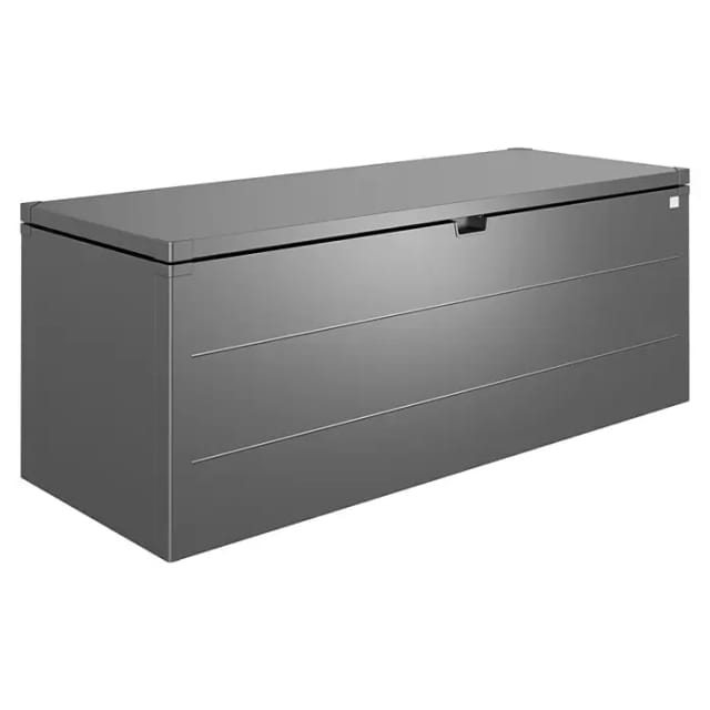 BIOHORT Auflagen-/Kissenbox »Stylebox«, BxHxT: 207 x 81 x 80 cm, 970 l, Gr. 210, dunkelgrau-metallic