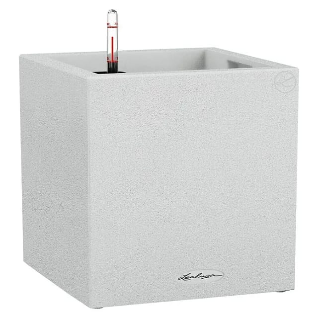 LECHUZA Pflanztopf »PFLANZWÜRFEL«, quarz white - weiss