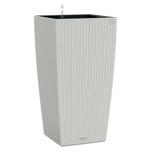 LECHUZA Pflanztopf »CUBICO«, light grey - grau