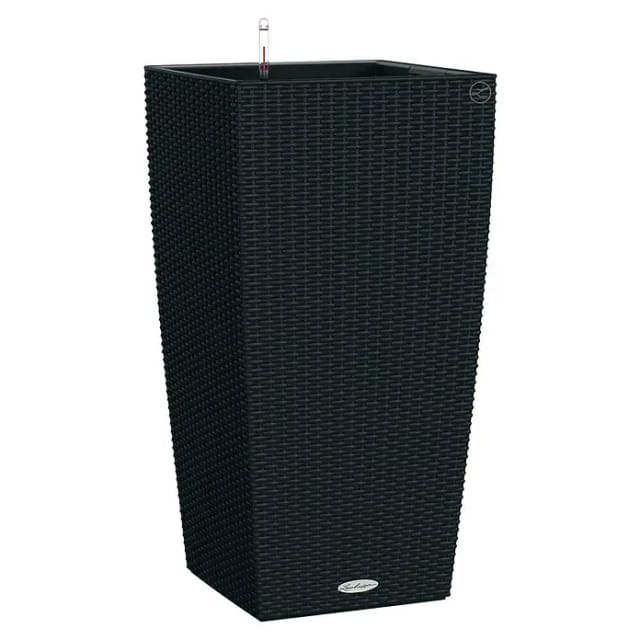 LECHUZA Pflanztopf »PFLANZGEFÄß«, Graphite Black - schwarz