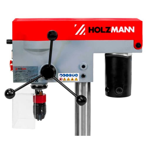 HOLZMANN-MASCHINEN Ständerbohrmaschine »SB13B16VN 230V«, 300 W, mit Zentrierlaser - grau