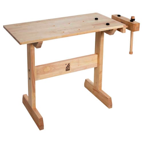 HOLZMANN-MASCHINEN Kinder-Werkbank »WB80MICRO«, mit Schraubstock - braun