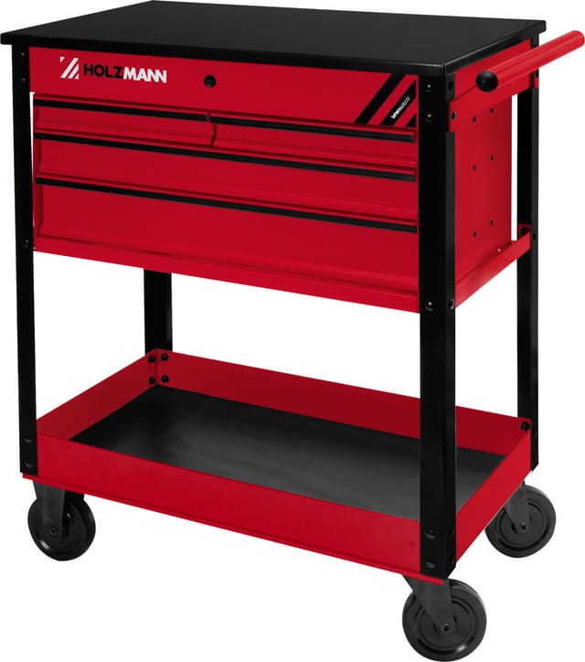 HOLZMANN-MASCHINEN Werkstattwagen »WW862ECO«, rot, 4 Schubladen