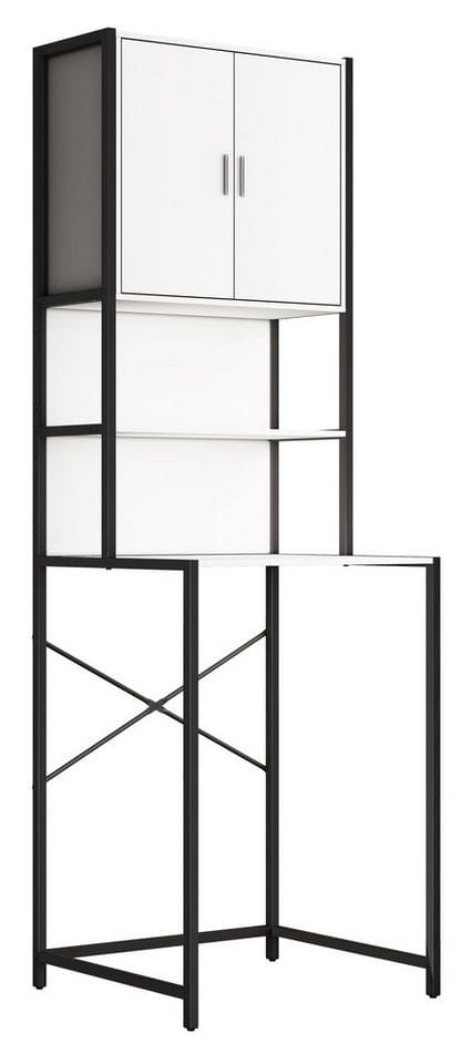 VCM Waschmaschinenschrank »Edino«, BxHxT: 64 x 189 x 48 cm - weiss