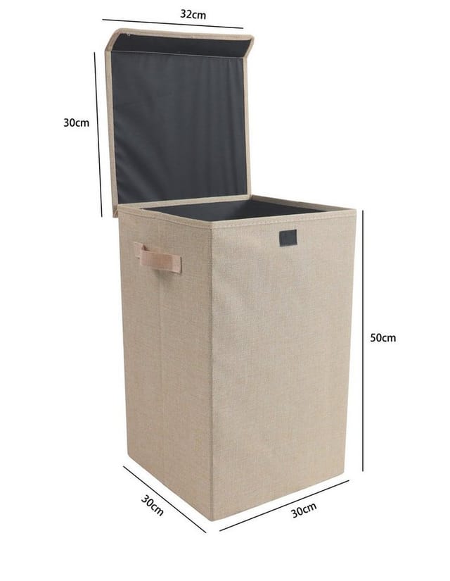VCM Stoffbox »Dreso«, BxHxT: 30 x 50 x 30 cm - rot