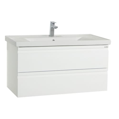 VCM Waschplatz-Set »Silora«, BxHxT: 100 x 54 x 46 cm - weiss