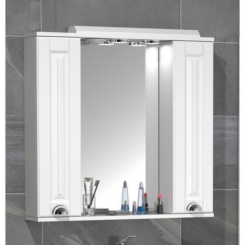 VCM Spiegelschrank »Casalo XL«, BxHxT: 75 x 71 x 14 cm - weiss