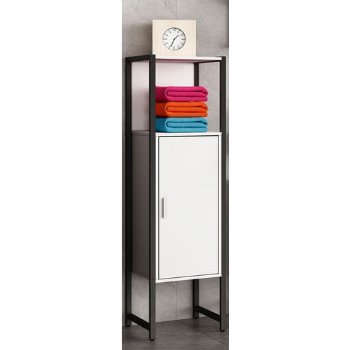 VCM Midischrank »Edino«, BxHxT: 33 x 114 x 30 cm - weiss