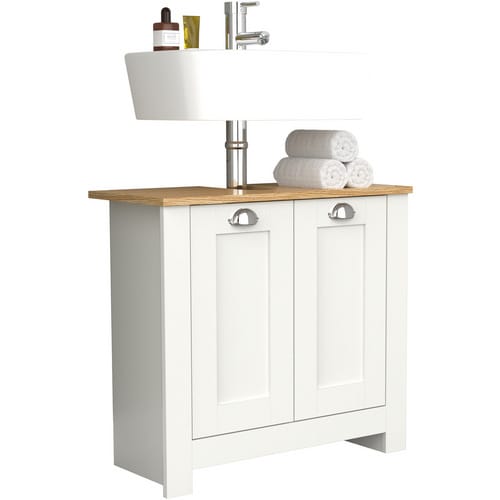 VCM Waschbeckenunterschrank »Balusa«, BxHxT: 65 x 60 x 30 cm - weiss