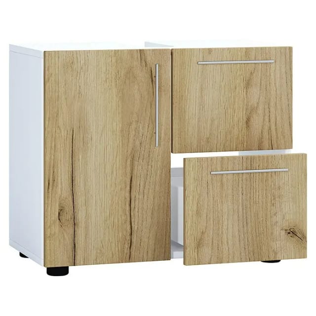 VCM Badezimmer-Unterschrank »Flandu«, BxHxT: 61 x 51 x 32 cm - weiss