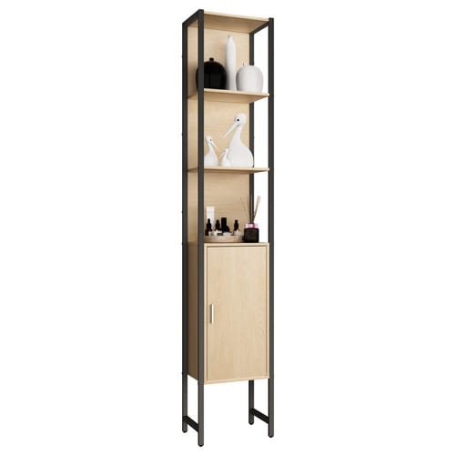 VCM Hochschrank »Edino«, BxHxT: 33 x 185 x 30 cm - braun
