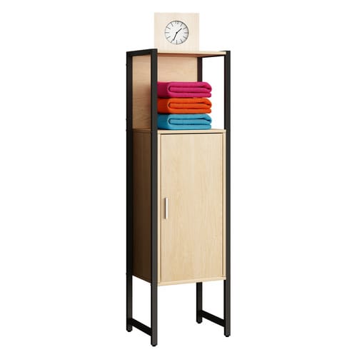VCM Midischrank »Edino«, BxHxT: 33 x 114 x 30 cm - braun