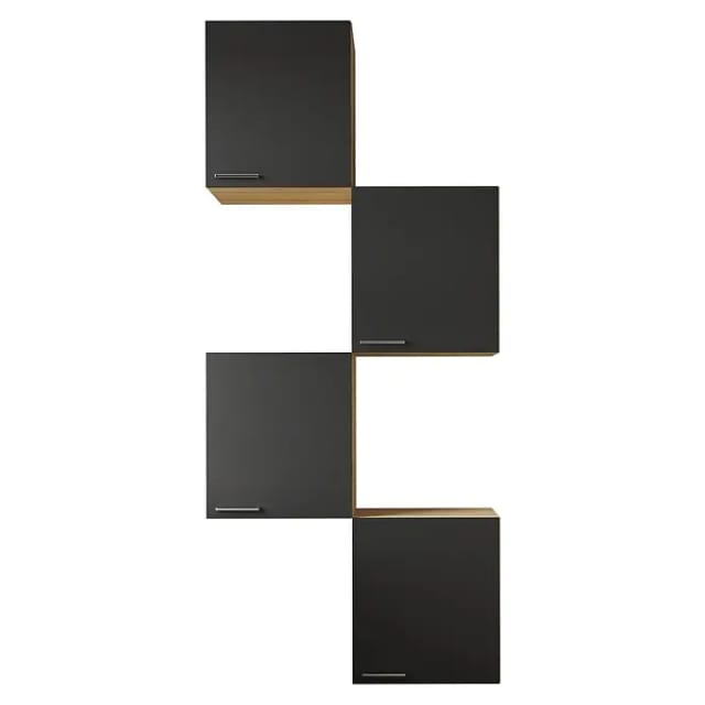 RESPEKTA Hängeschrank »Merle«, BxHxT: 200 x 224,4 x 224,4 cm, schwarz
