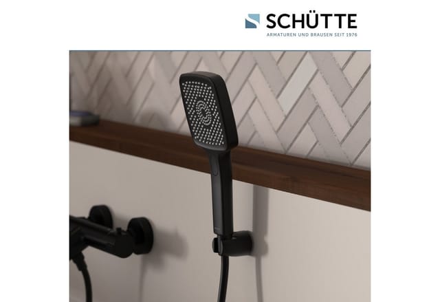 SCHÜTTE Handbrause »HAWAII«, Schwarz